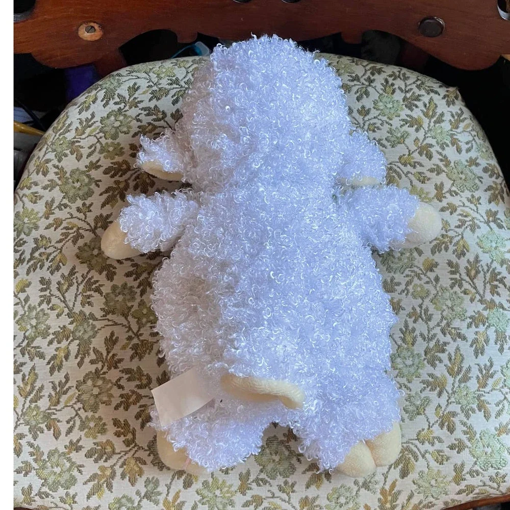 Easter Plush Lamb With Curly Hair by Best Toys Limited